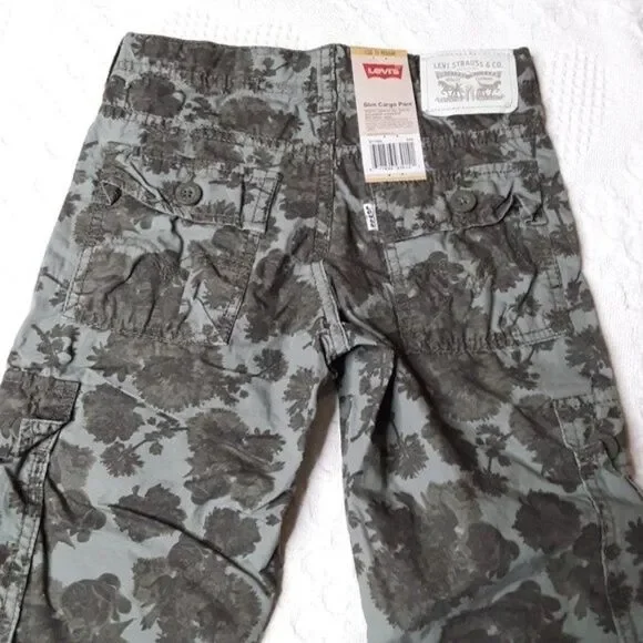 Levi's Boy's 511 Slim Cargo Pants Camo Size 7X Regular (7-8y) - Picture 9 of 10